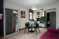 Kuchyň nebo kuchyňský kout v ubytování Apartamentos Capua