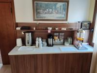 Kuchyň nebo kuchyňský kout v ubytování Vontzos Hotel
