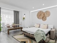 Postel nebo postele na pokoji v ubytování Tranquilo apartamento cerca de la playa ref402