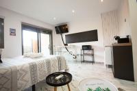 Postel nebo postele na pokoji v ubytování Suites Beach Nature