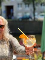 Nápoje v ubytování Hostel The Golden Stork