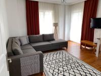 A seating area at KAŞ MERKEZ İMREN APART 2