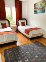 A bed or beds in a room at KAŞ MERKEZ İMREN APART 2