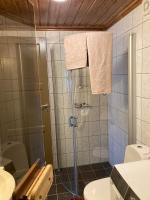 Koupelna v ubytování Bo lunt og koselig på Filefjell