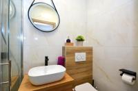 Koupelna v ubytování Apartments Radeljić