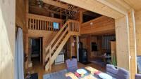 Plán poschodí v ubytovaní Gemütliches Ferienhaus mit Holzofen und Sauna