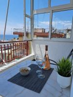 Balkón alebo terasa v ubytovaní Perla Sea View Apartments