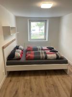 Postel nebo postele na pokoji v ubytování Apartmány Pod Chlumem