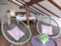 Posteľ alebo postele v izbe v ubytovaní Luxury Apartman NR