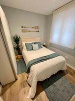 Postel nebo postele na pokoji v ubytování Apartamento céntrico Pontevedra