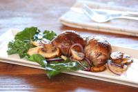 MiddelburgにあるCeltis Country Lodge & Restaurantのキノコと緑の盛り合わせ