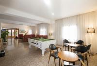 A seating area at Hostal Cervantes