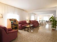 A seating area at Hostal Cervantes