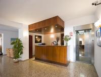 The lobby or reception area at Hostal Cervantes