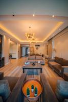 Posezení v ubytování New Balturk Villas Sapanca