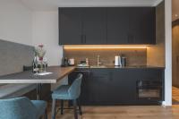 Kuchyň nebo kuchyňský kout v ubytování Thalhof Apartments