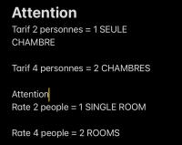 Plán poschodí v ubytovaní Le carrosse, la diligence, centre Saint Jean de Losne tarif 2pers 1 chambre, tarif 4 pers 2 chambres