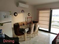 Posezení v ubytování Marassi blanca vibes 3bedrooms family apartment