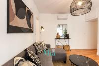 Posezení v ubytování City and Beach Apartment