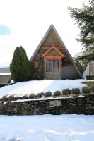 El Chalet de Ger, cálida casa alpina en la Cerdanya v zimě