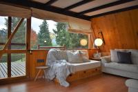 Posezení v ubytování El Chalet de Ger, cálida casa alpina en la Cerdanya