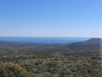 a view of the ocean from the top of a hill at KATKA Karavas in Kythira