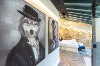 Posteľ alebo postele v izbe v ubytovaní Hospedium Hotel Barómetro de Camariñas