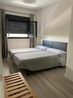 Postel nebo postele na pokoji v ubytování Apartamento Valle-Niza, Almayate, Vélez málaga, torre del mar ,2 dormitorios