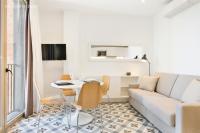 Kuchyň nebo kuchyňský kout v ubytování Uma Suites Sagrada Familia