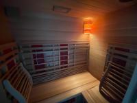 Půdorys ubytování Schöne Ferienwohnung „Zum Glück Tropical“
