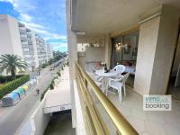 Balkón alebo terasa v ubytovaní Novelty Beach 2 Salou, climatizado, piscina y playa