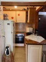A kitchen or kitchenette at Corfu town Kanoni apartment