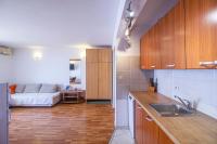 Kuchyň nebo kuchyňský kout v ubytování Apartments Branka