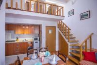 Kuchyň nebo kuchyňský kout v ubytování Apartments Branka