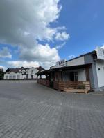 Bygningen som pensionatet ligger i