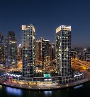 Nespecifikovaný výhled na destinaci Dubaj nebo výhled na město při pohledu z apartmánu