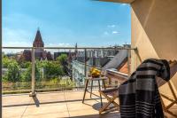 Balkón alebo terasa v ubytovaní apartamenty-wroc Old Town Residence