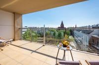 Balkón alebo terasa v ubytovaní apartamenty-wroc Old Town Residence