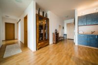 A kitchen or kitchenette at Comfy condo on the 20th floor & FREE parking