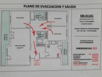 Plán poschodí v ubytovaní Exclusivo espacio - Parking Gratis