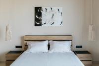 Posteľ alebo postele v izbe v ubytovaní Tempestini Exclusive Villas