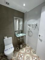 Koupelna v ubytování Hostal Nova Barcelona