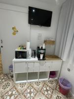 Kuchyň nebo kuchyňský kout v ubytování Hostal Nova Barcelona