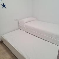 Postel nebo postele na pokoji v ubytování Alco apartamentos: Playmon Park