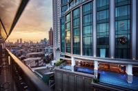 Nespecifikovaný výhled na destinaci Bangkok nebo výhled na město při pohledu z hotelu