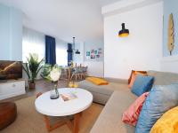 Posezení v ubytování Seebrücke Heringsdorf - Appartement mit 1 Schlafzimmer und Balkon S15