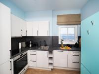 Kuchyň nebo kuchyňský kout v ubytování Seebrücke Heringsdorf - Appartement mit 1 Schlafzimmer und Balkon S15
