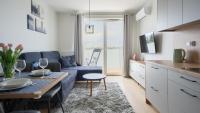 Kuchyňa alebo kuchynka v ubytovaní Apartamenty Sun & Snow Posesja Kapitańska