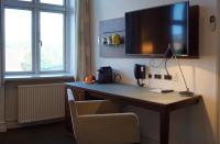 TV a/nebo společenská místnost v ubytování Hotel Europa