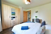 Posteľ alebo postele v izbe v ubytovaní Apartman PLUM PLITVICE